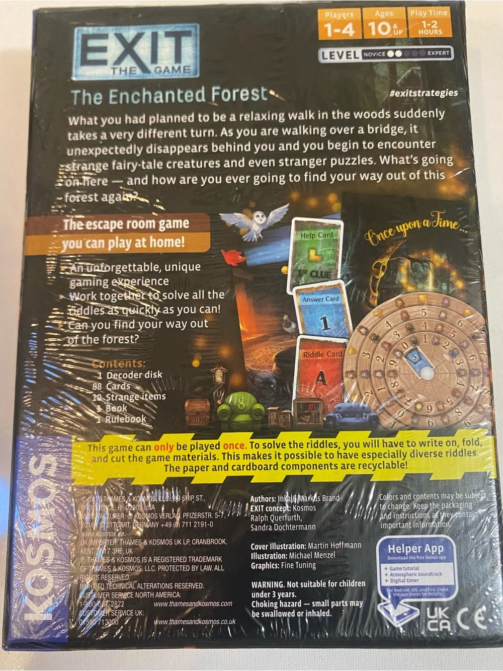 Kosmos EXIT: The Enchanted Forest Board Game - Black/Green